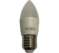 Лампа светодиодная HIKO C37 8W 4000K E27 свеча