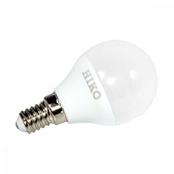 Лампа светодиодная HIKO G45 5W 3000K E14 шарик