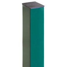 Столб оцинкованный с полимерным покрытием Профи с отверстиями зеленый RAL6005 62х55х2500