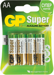 Батарейка GP Super LR06 АА BL4
