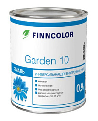 Эмаль Finncolor GARDEN 10 А матовая 0,9 л