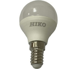 Лампа светодиодная HIKO G45 8W 4000K E14 шарик